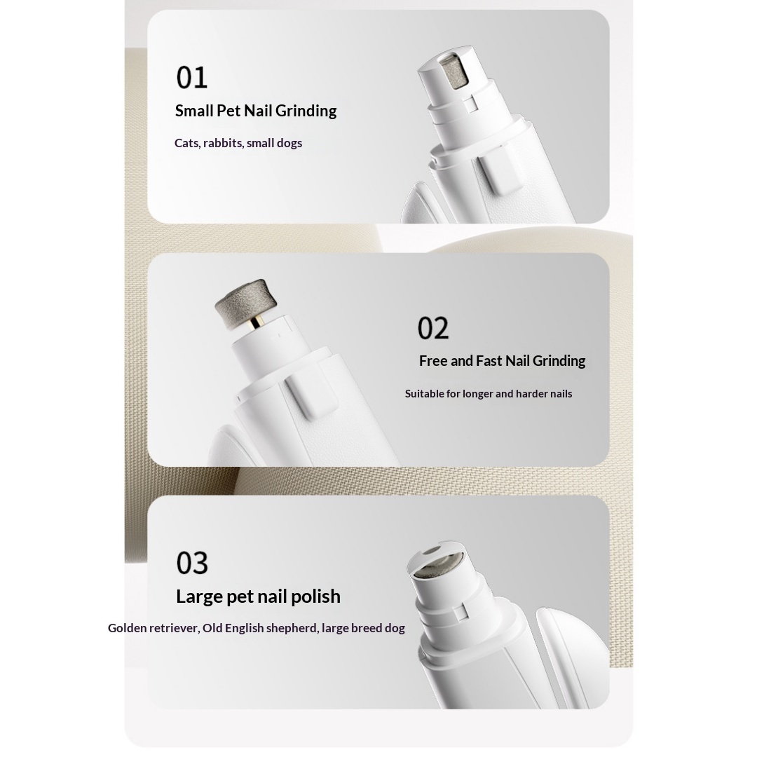 2-in-1 Electric Pet Nail Clipper and Grinder product image 3